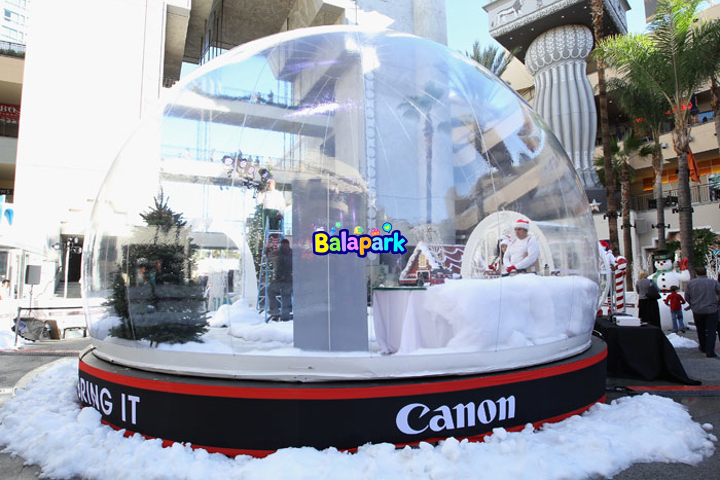 350x350 Inflatable Snow Globe