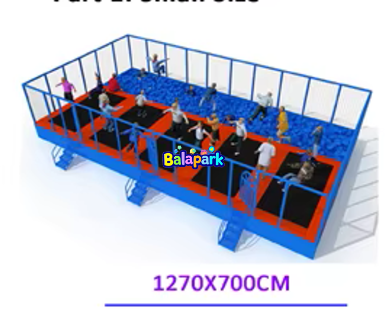 4-piece themed trampoline