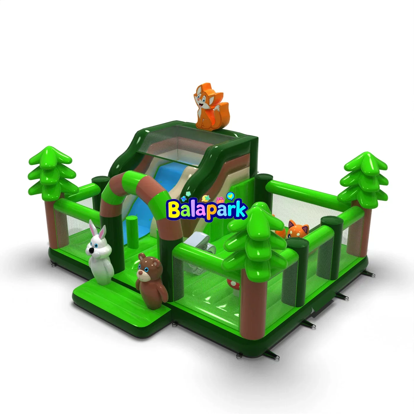 6x6x5 Şişme Konbo Oyun Parkı | Şişme Oyun Parkı Orta | Şişme Park Ürünleri | Balapark