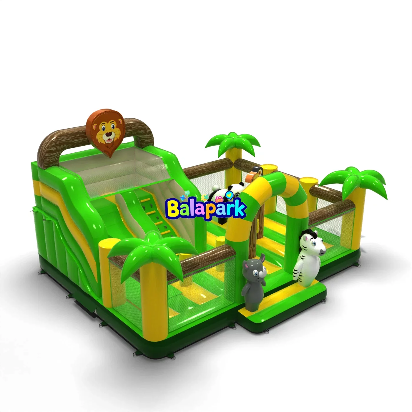 Aufblasbares Jahrmarktszelt Spielplatz (6x6x5)