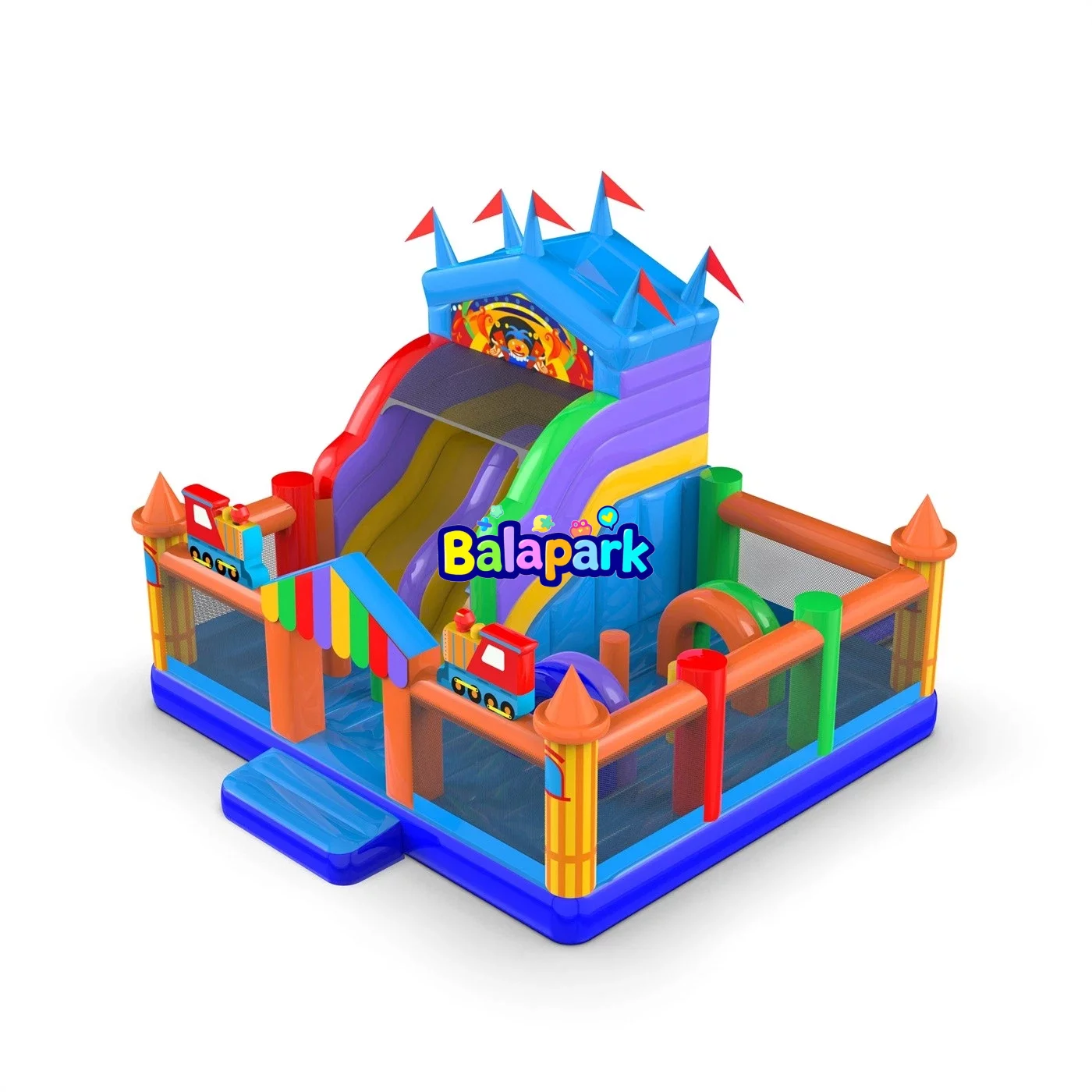 Aufblasbares Raketen-Spiel (6x5x4.5 m)