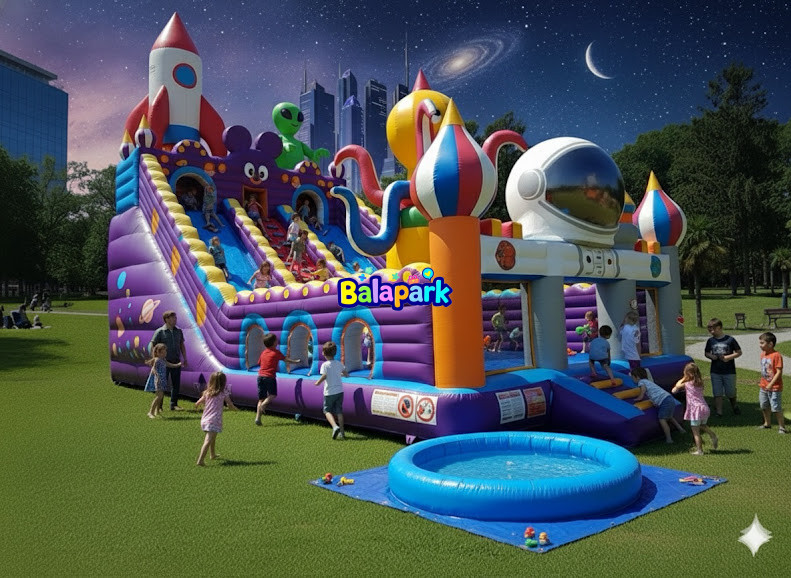 Şişme Uzay Temalı Oyun Parkı | Şişme Oyun Parkı Dev | Şişme Park Ürünleri | Balapark