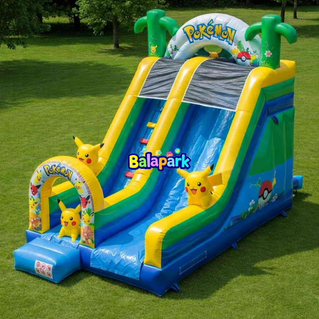 Doll-Inspired Themed Inflatable Slide