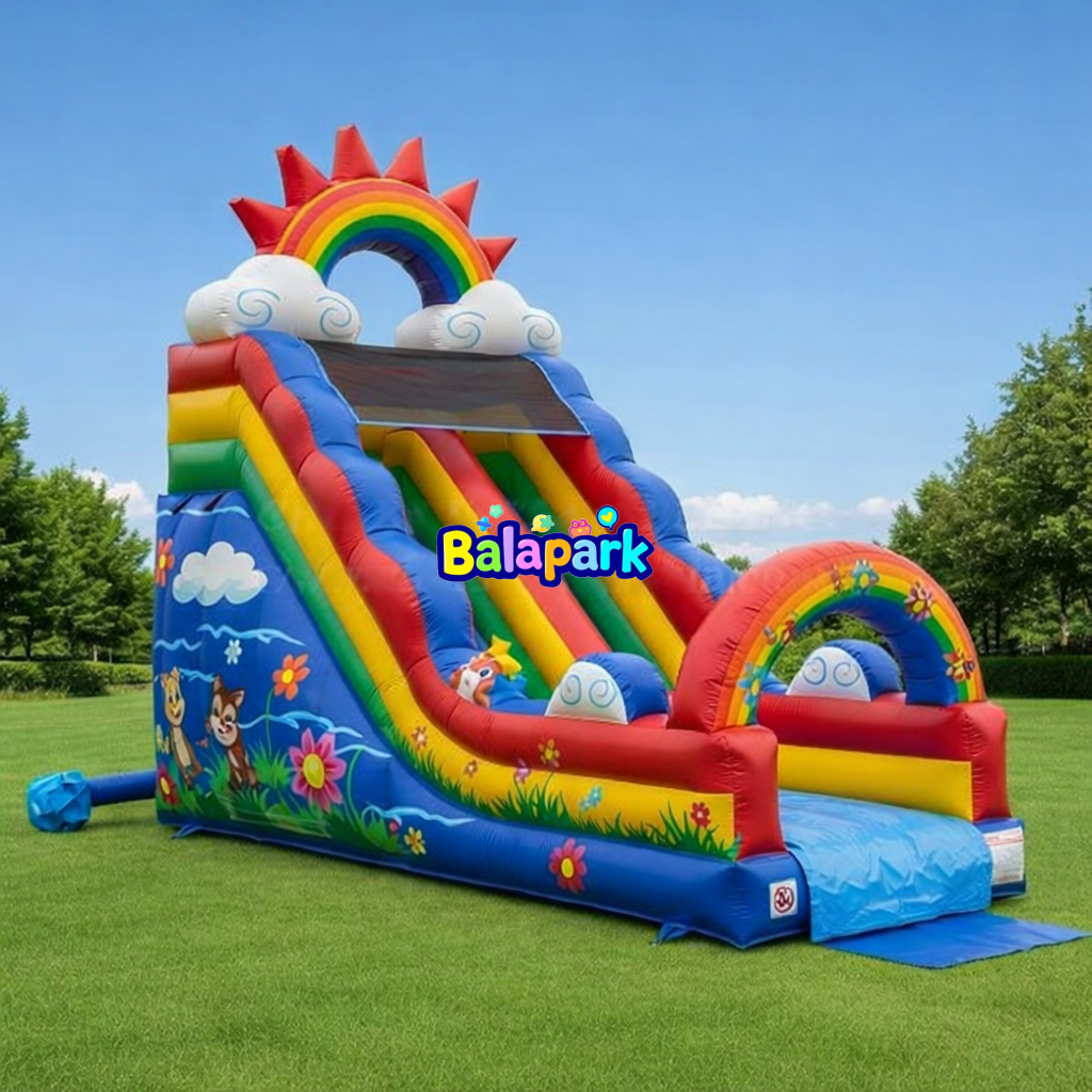 Aufblasbare Einhorn-Rutsche