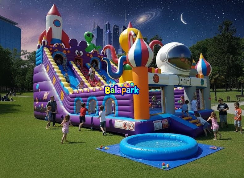 Spielplatz im ikonischen Charakter-Stil (inspiriert)