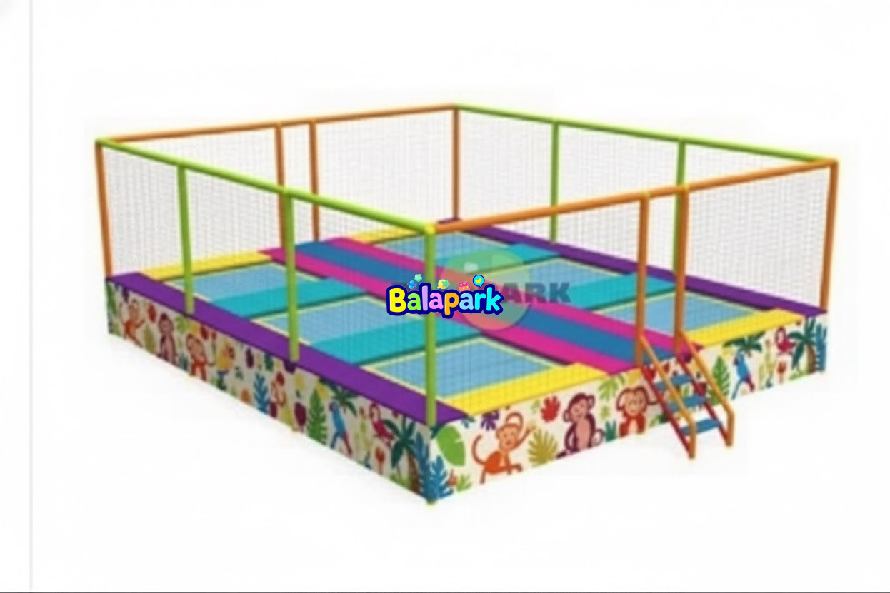 6'lı Görsel Temalı Trambolin Park | Şişme Park Ürünleri | Balapark