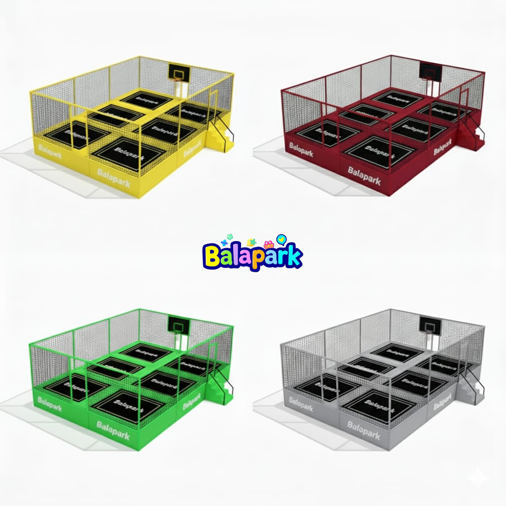 8'li Temalı Trambolin Park | Şişme Park Ürünleri | Balapark