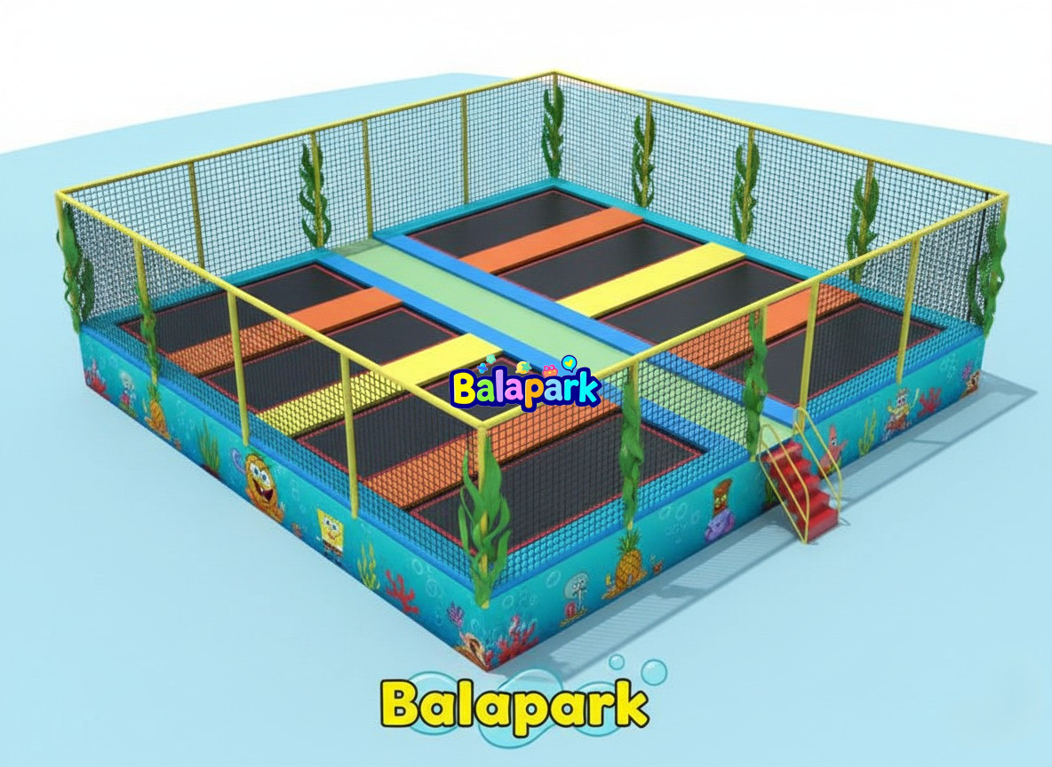 8-Piece Themed Trampoline Park