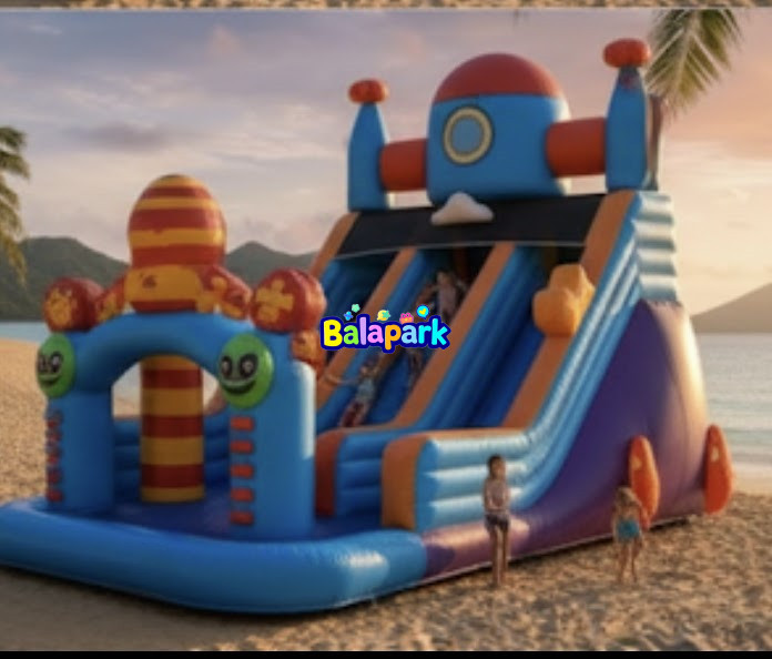 Şişme Uzay Mekiği Kaydırak | Şişme Kaydırak | Şişme Park Ürünleri | Balapark