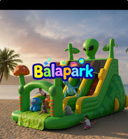 Dinosaur Themed Inflatable Slide