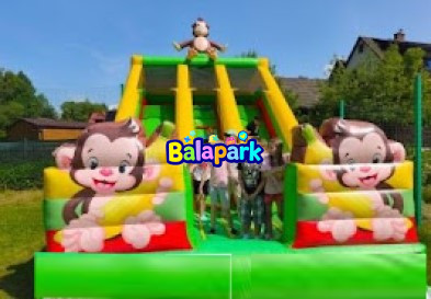 Dinosaur Themed Inflatable Slide