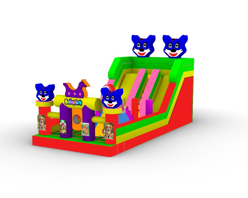 Mavi Kedi Şişme Oyun Parkı