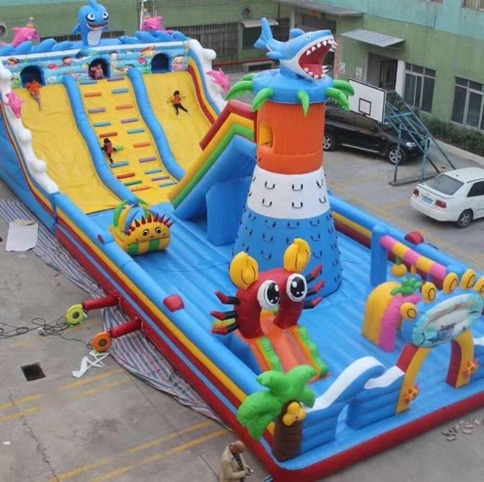 Ocean Themed Inflatable Playground