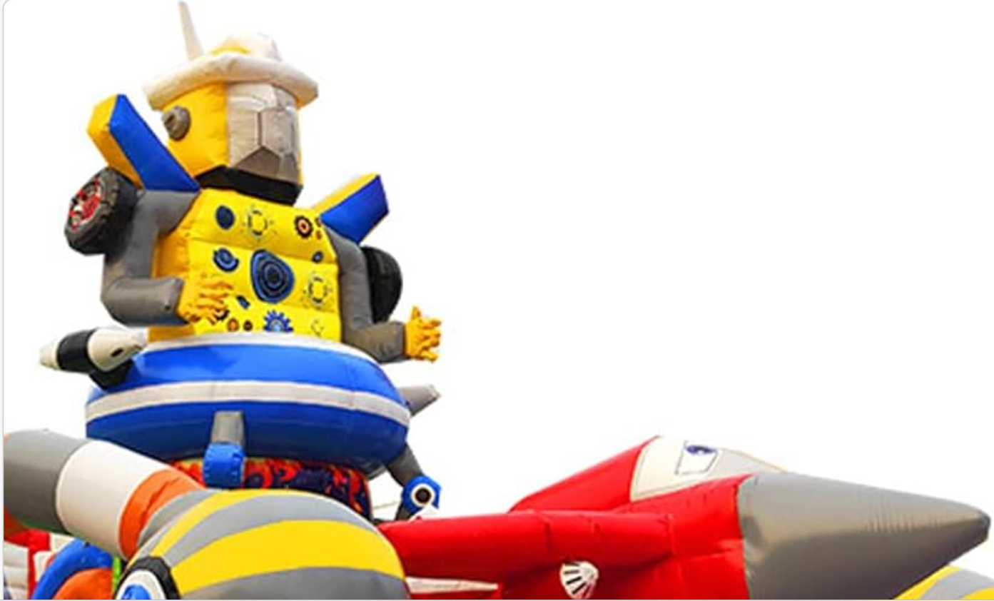 Riesen-Spielpark „Roboterinsel“