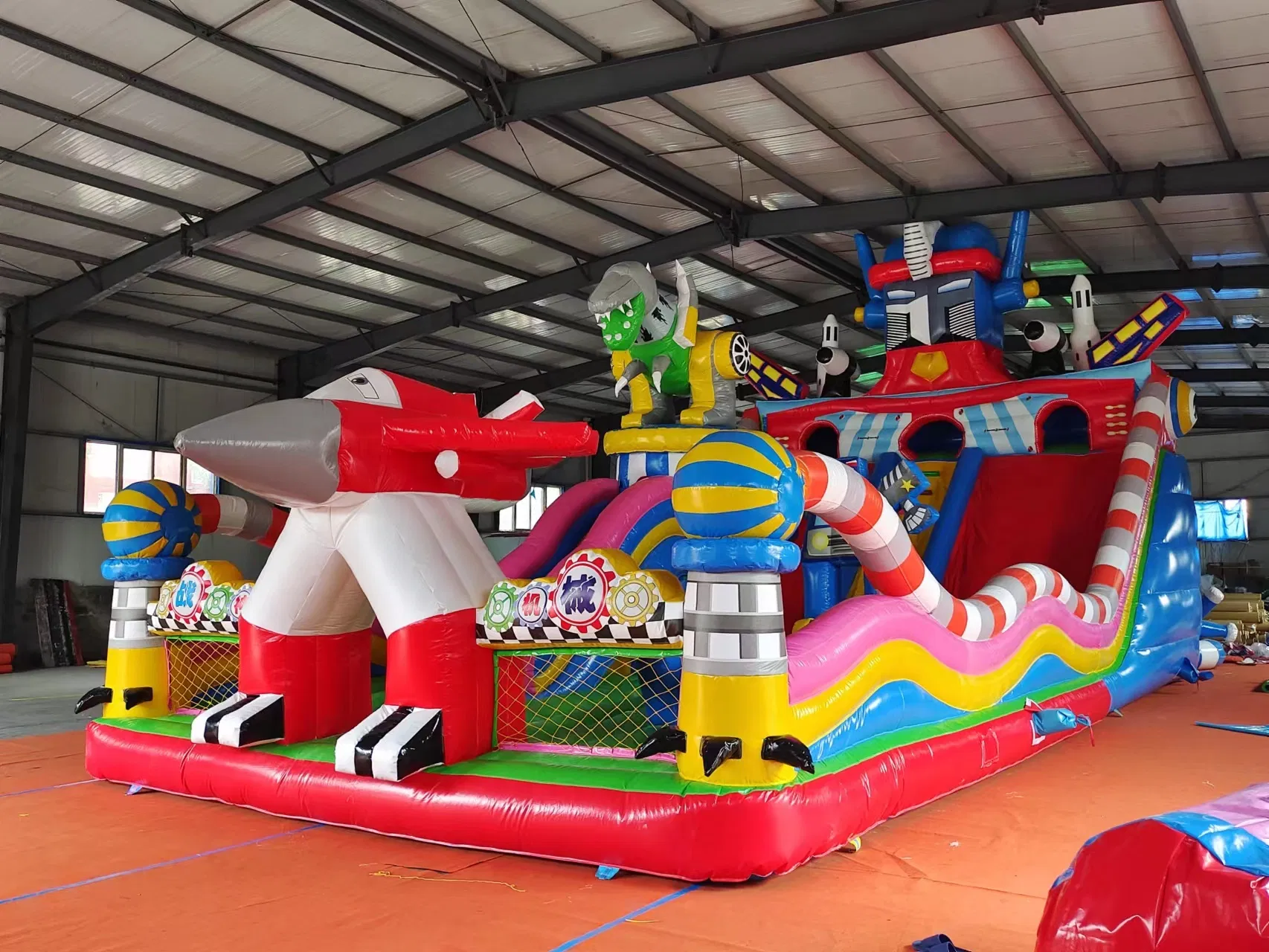 Dev Şişme Robotik Park | Şişme Oyun Parkı Orta | Şişme Park Ürünleri | Balapark