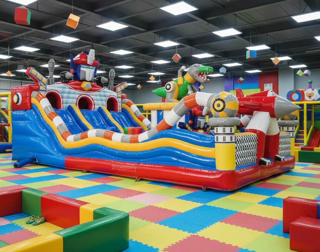 Riesen-Robotik Hüpfpark