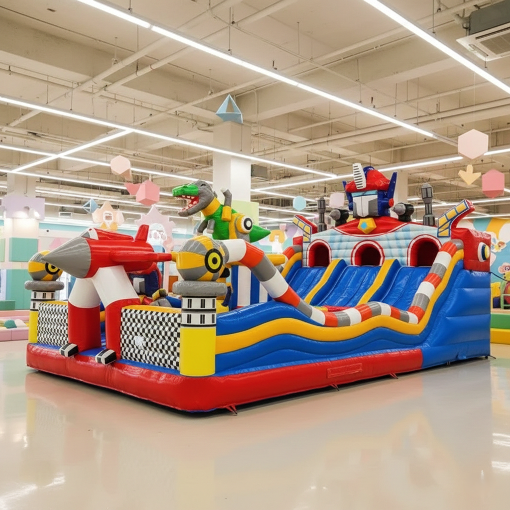 Robotik Şişme Oyun Parkı 12x6x7 | Şişme Oyun Parkı Orta | Şişme Park Ürünleri | Balapark