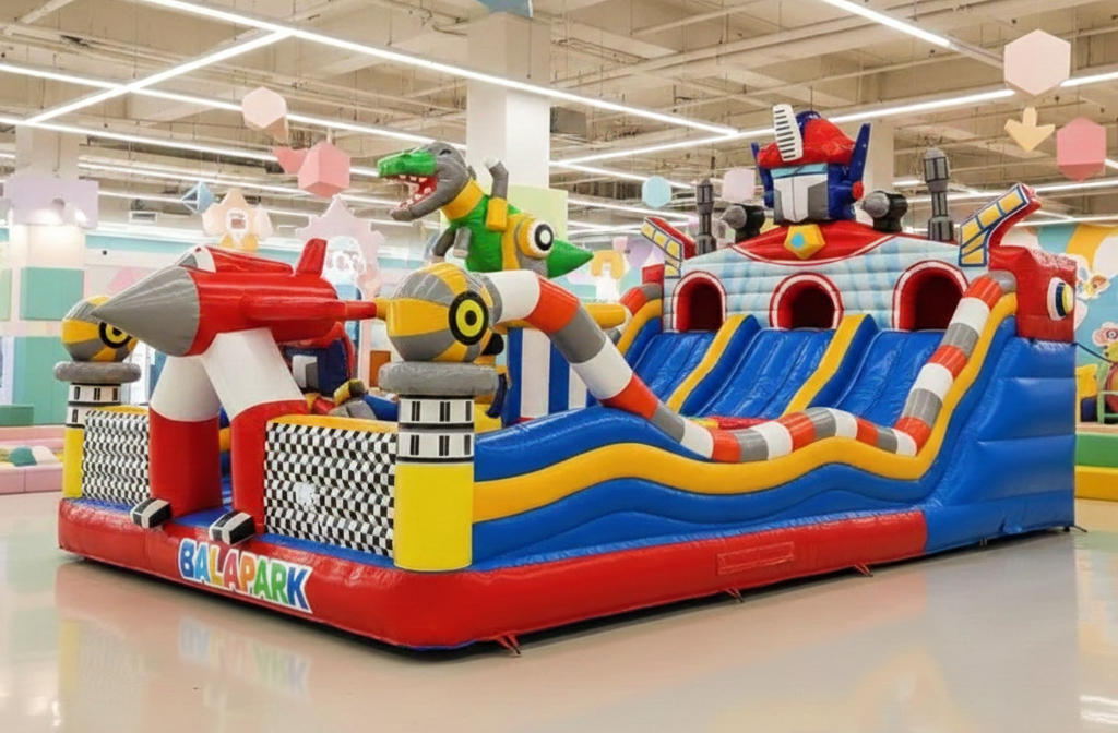 Robotik Hüpfpark 12×6×7