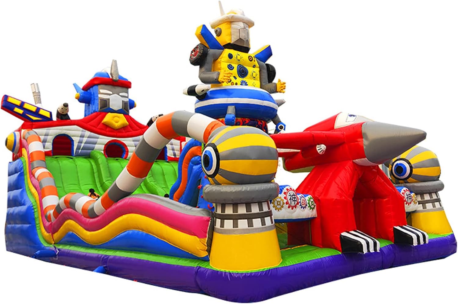 Dev Robot Temalı Şişme Oyun Parkı 14x7x7 | Şişme Oyun Parkı Dev | Şişme Park Ürünleri | Balapark