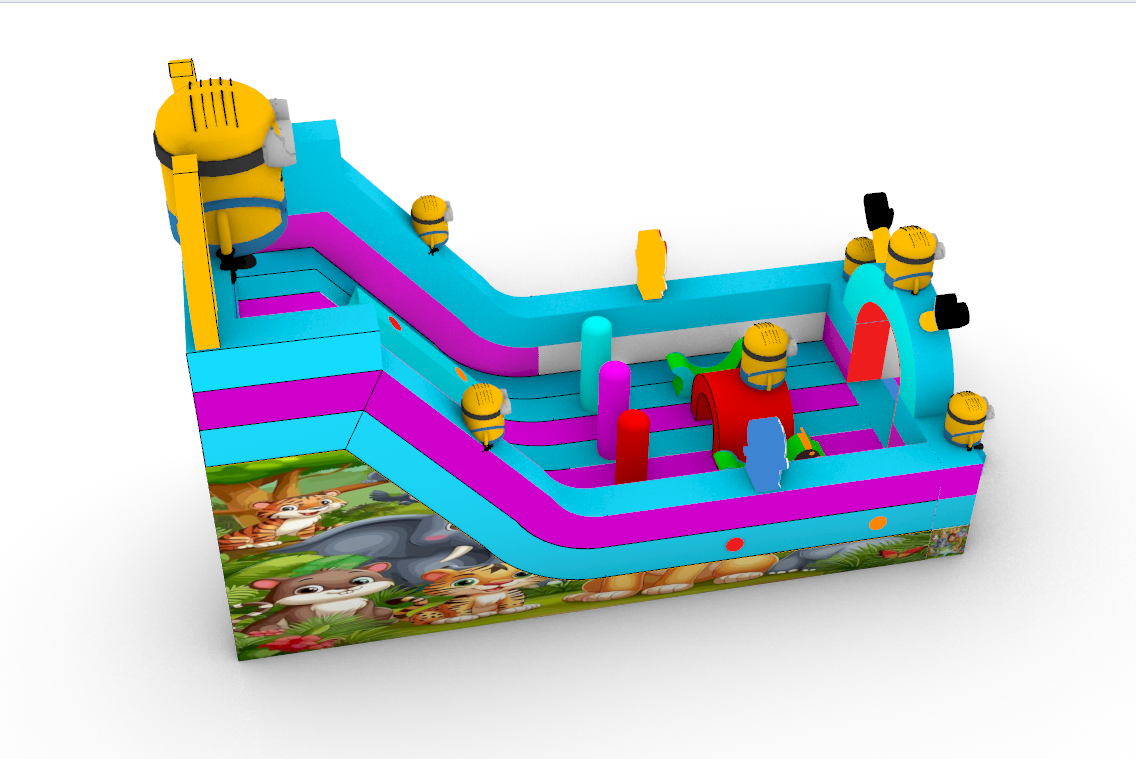 Minyon Temalı Şişme Oyun Parkı