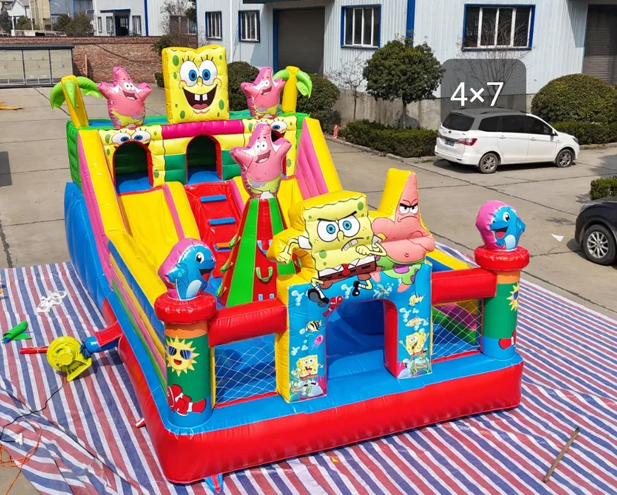 Sünger Bob Temalı Şişme Oyun Parkı | Şişme Oyun Parkı Orta | Şişme Park Ürünleri | Balapark