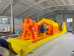 Aufblasbare Candy-Poolspiele 12x3