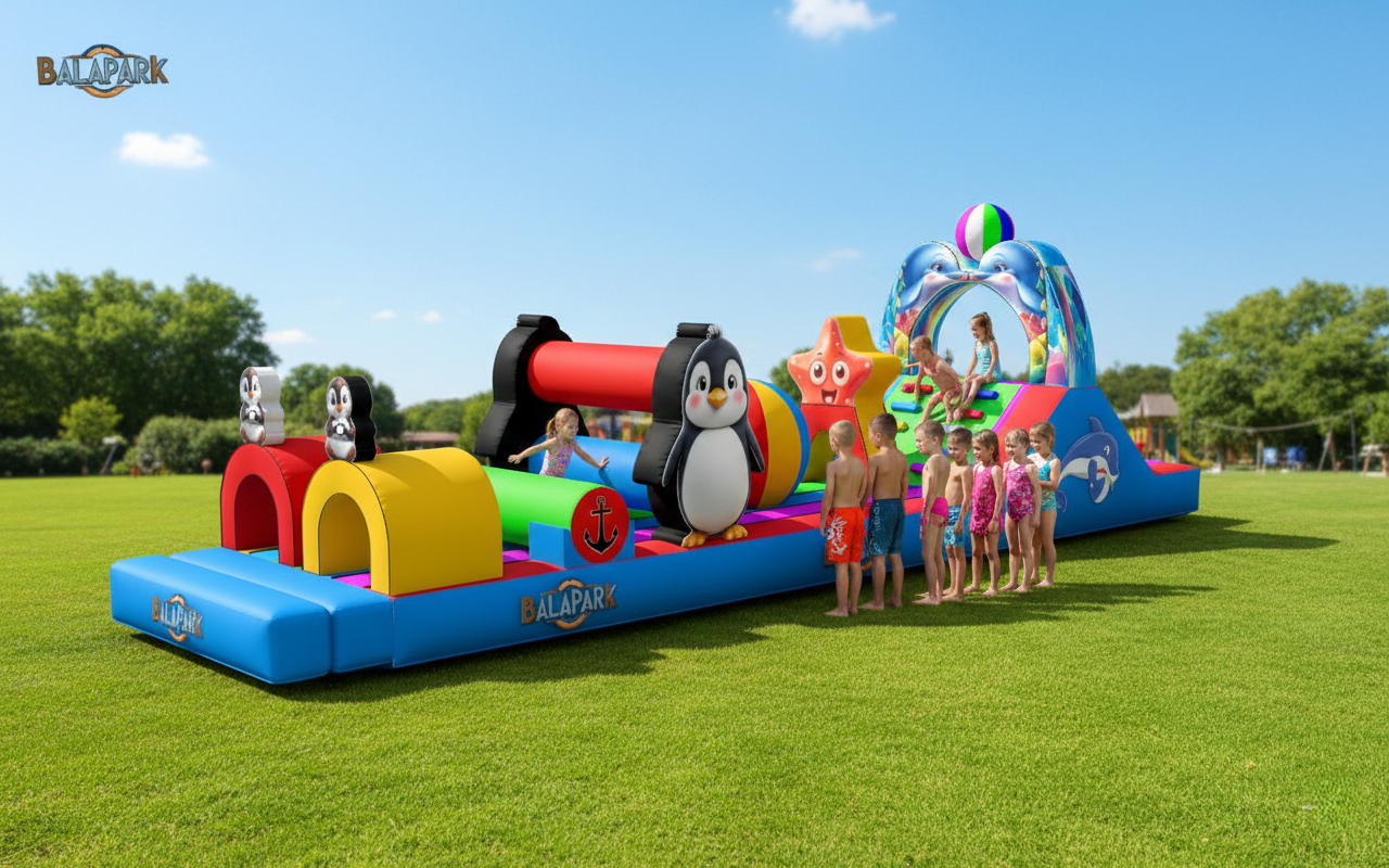 Şişme Havuz Engelli Parkuru Penguen | Şişme Park Ürünleri | Balapark