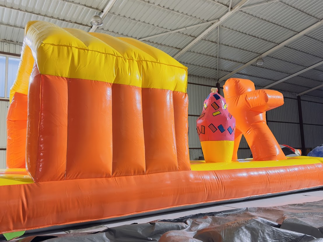 Aufblasbare Candy-Poolspiele 12x3