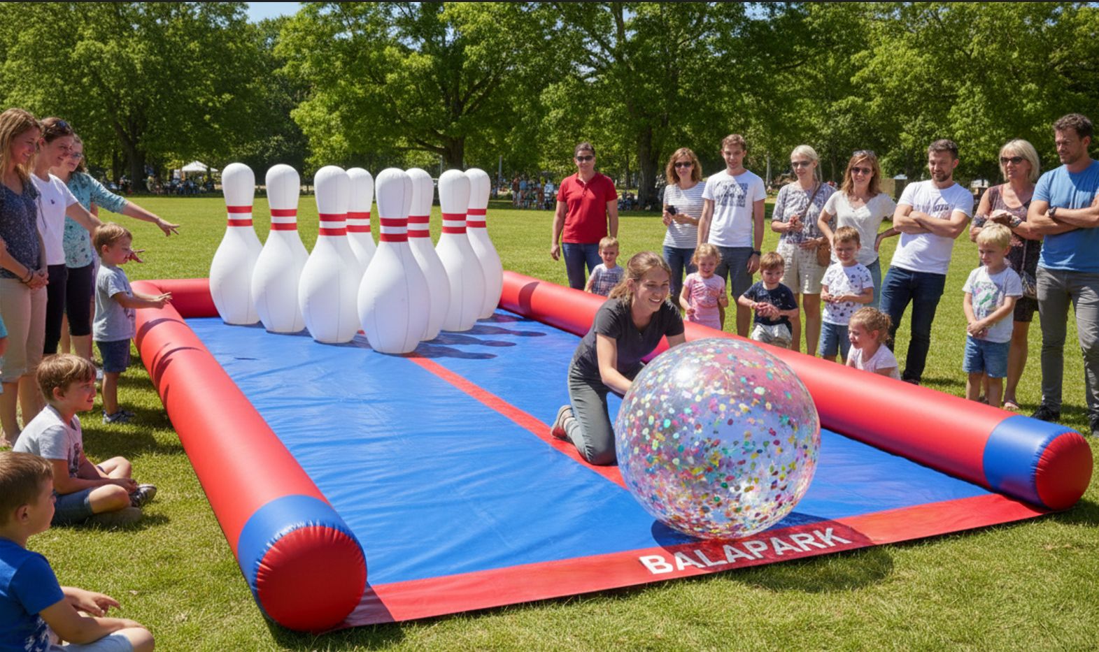 Balapark Profesyonel Şişme Bowling Seti | Şişme İnteraktif Oyuncaklar | Şişme Park Ürünleri | Balapark