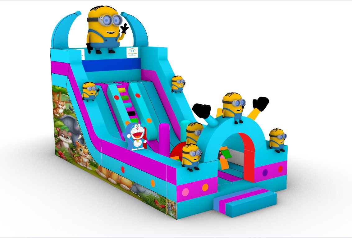 Minyon Temalı Şişme Oyun Parkı