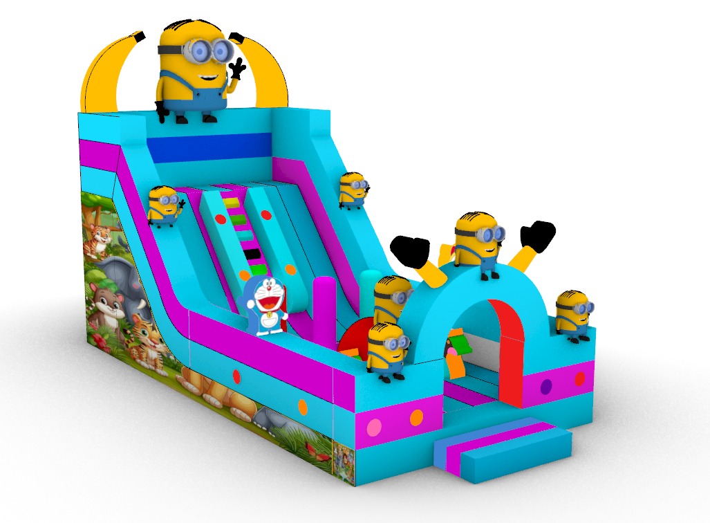 Minyon Temalı Şişme Oyun Parkı