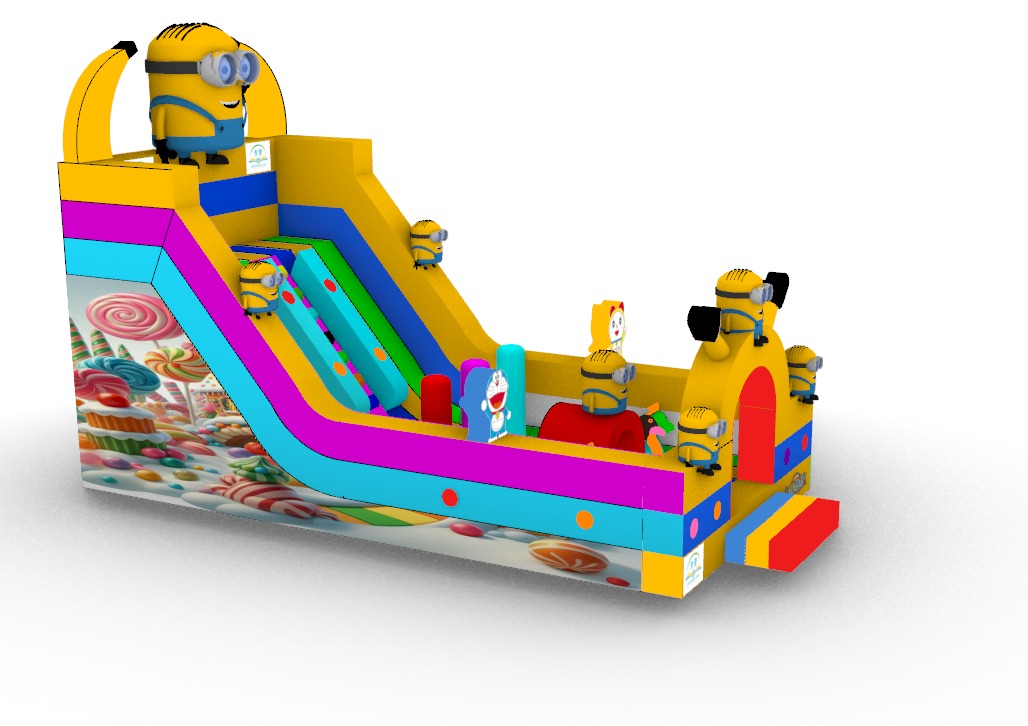 Minyon Temalı Şişme Oyun Parkı