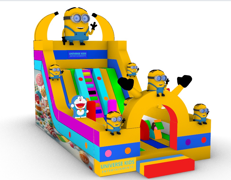 Minyon Temalı Şişme Oyun Parkı