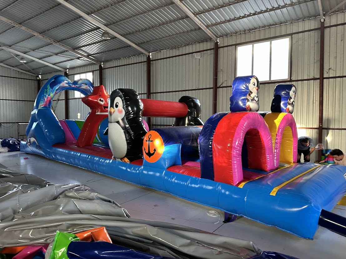 Inflatable Penguin Pool Game