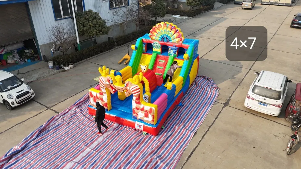 Sünger Bob Temalı Şişme Oyun Parkı