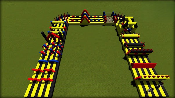 Şişme Survivor Park | Dev Şişme Survivor Parkur | Şişme Park Ürünleri | Balapark