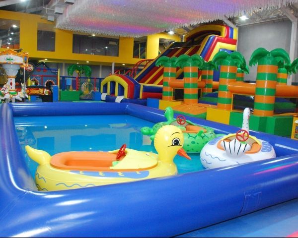 Aufblasbares Tretboot