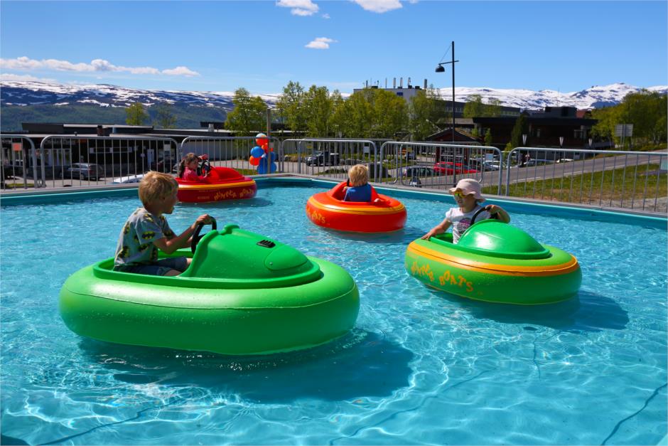 Aufblasbares Tretboot