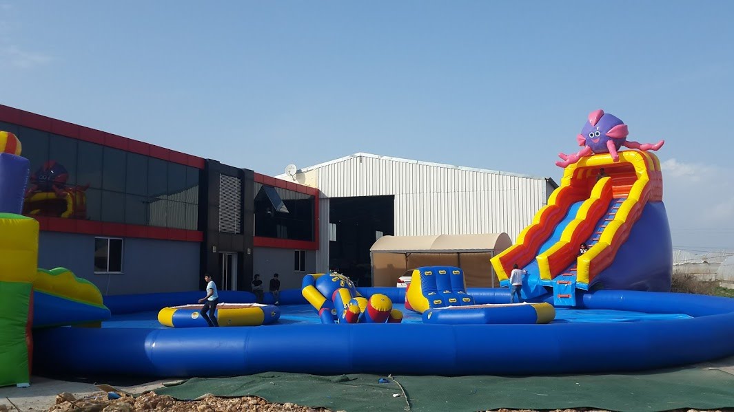 Inflatable Pool Obstacle Course