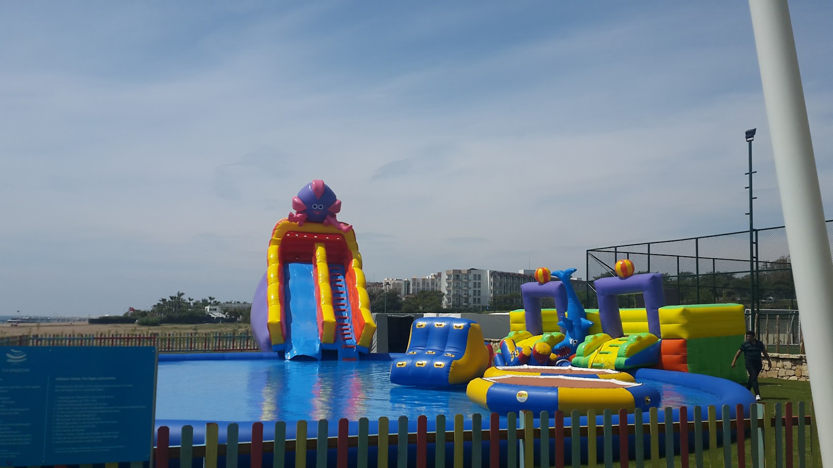 Inflatable Pool Obstacle Course