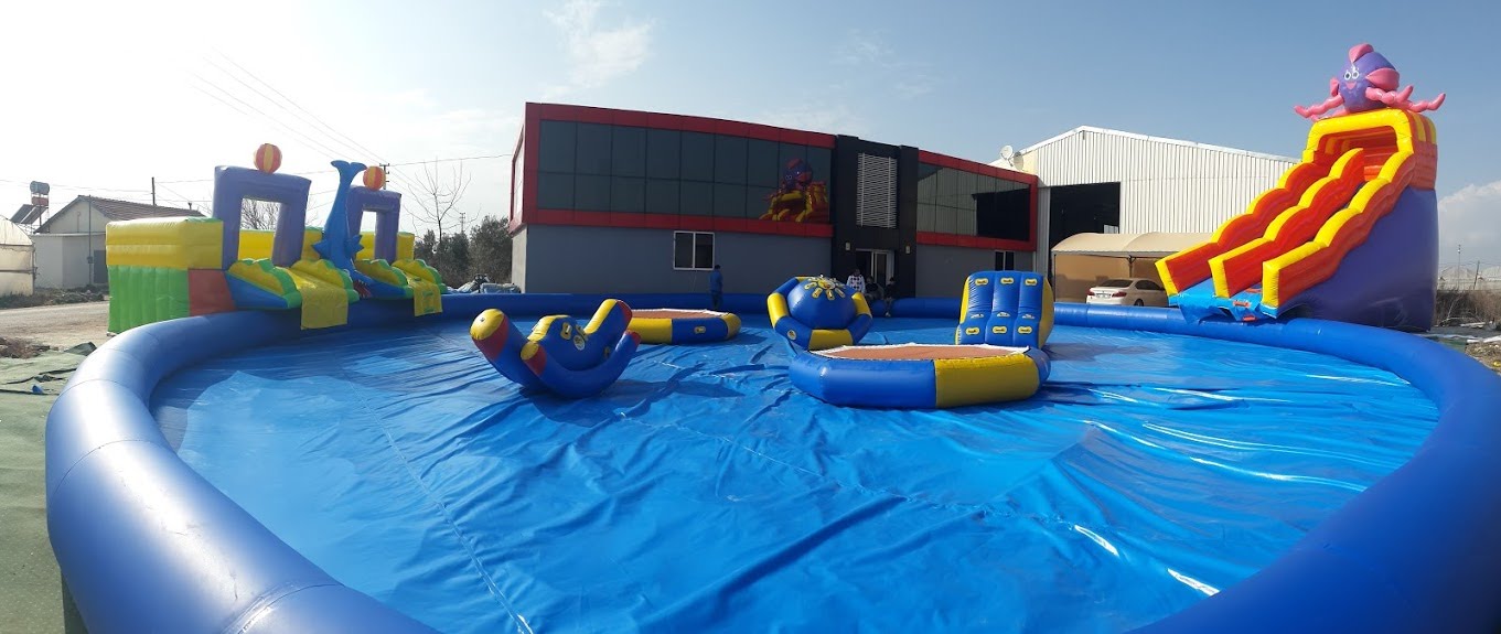 Inflatable Pool Obstacle Course