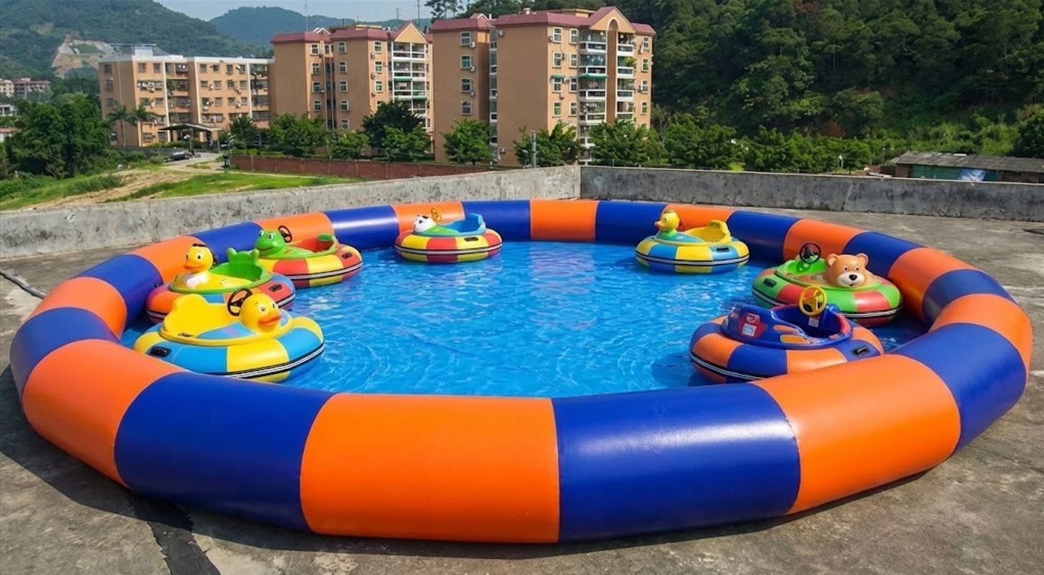 Round Inflatable Pool 10x10