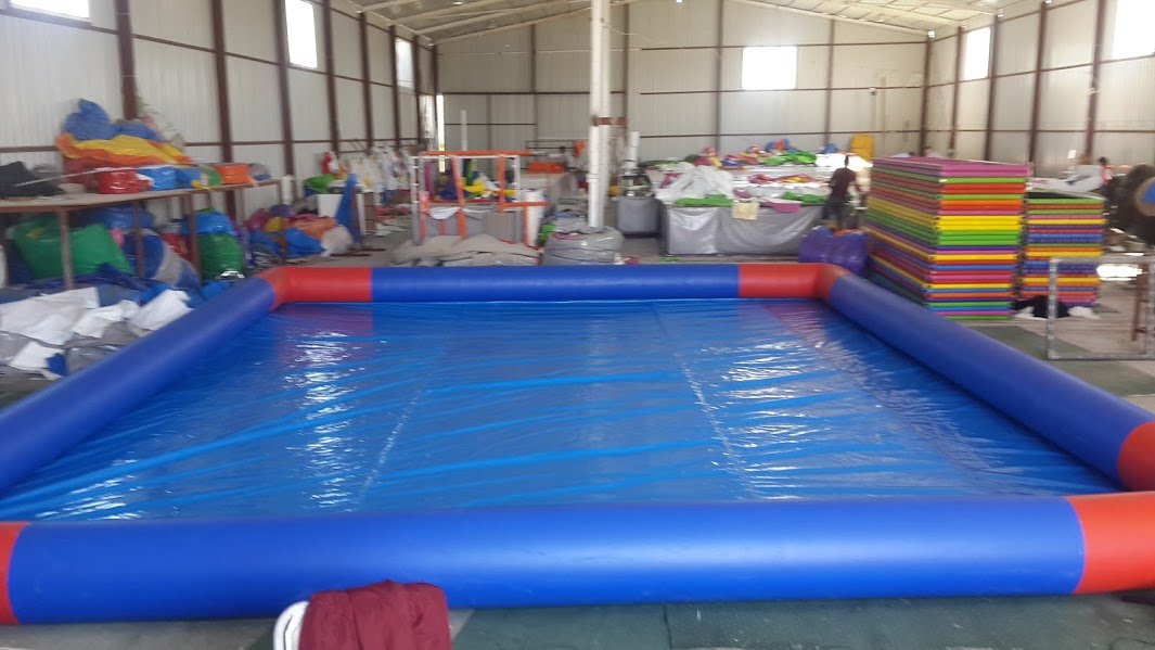 Kırmızı Köşeli Havuz 9x9x0.50 | Şişme Havuz | Şişme Park Ürünleri | Balapark