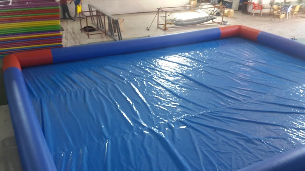 Red Corner Inflatable Pool 9x9x0.50