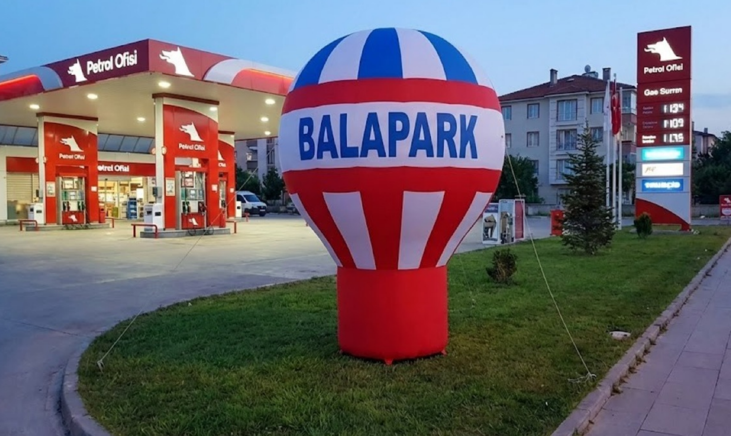 Şişme Petrol Ofisi Reklam Balonu | Yer Balonları | Şişme Park Ürünleri | Balapark