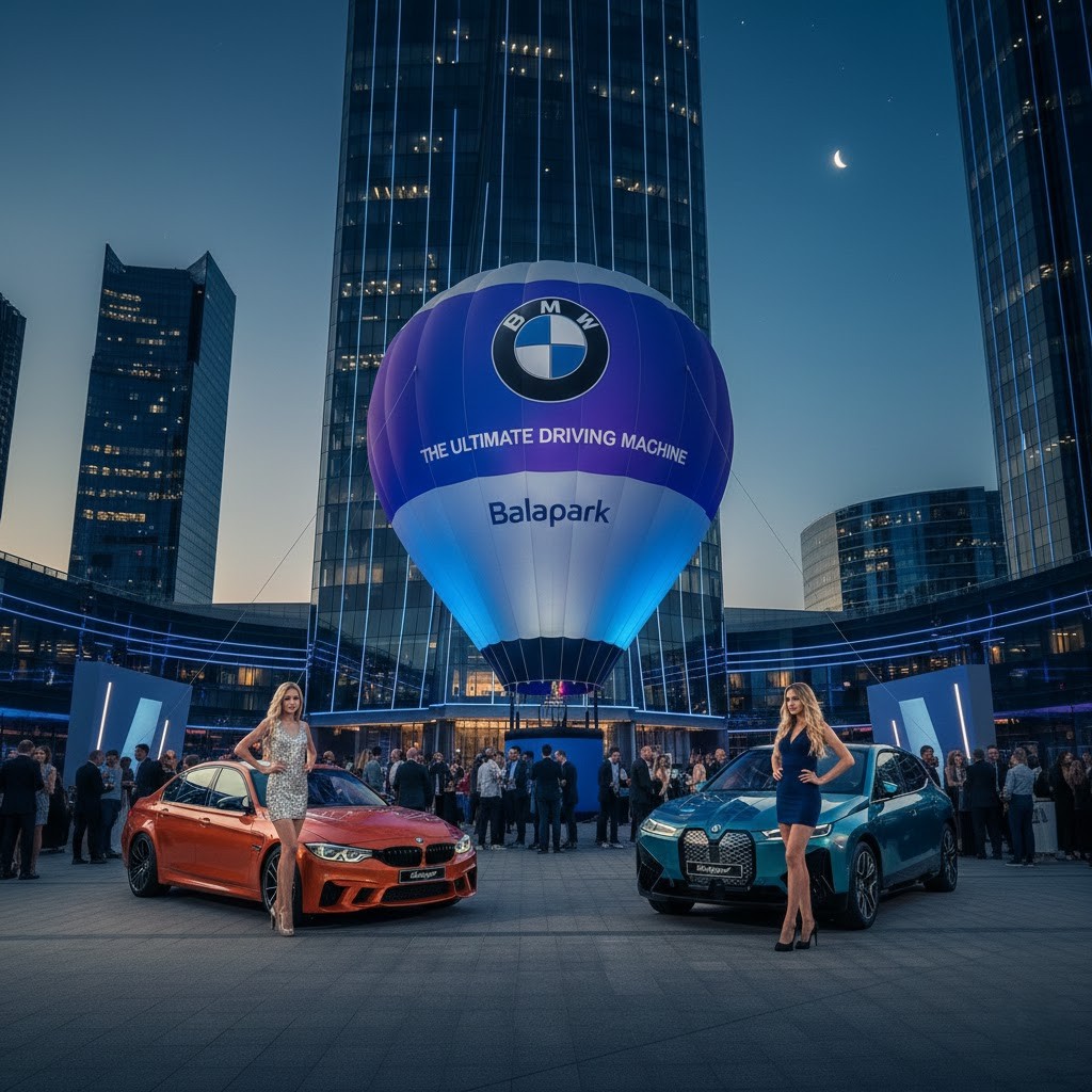 BMW Ground Balloon 8m (LED Illuminated)