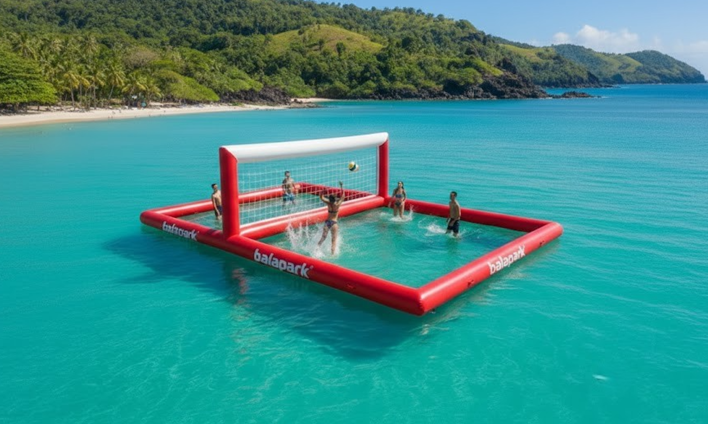 Şişme Deniz Voleybol Sahası 10x5x1,50 m | Şişme Su Oyun Parkı | Şişme Park Ürünleri | Balapark