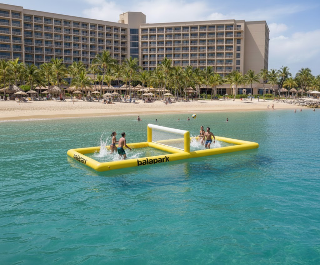 Deniz Voleybol Sahası 10x5x1.50 | Şişme Su Oyun Parkı | Şişme Park Ürünleri | Balapark