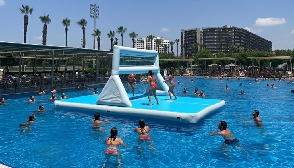 New-Gen Inflatable Base Volleyball Court 8x4x1.50