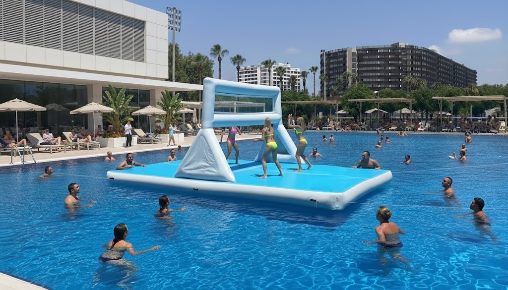 New-Gen Inflatable Base Volleyball Court 8x4x1.50